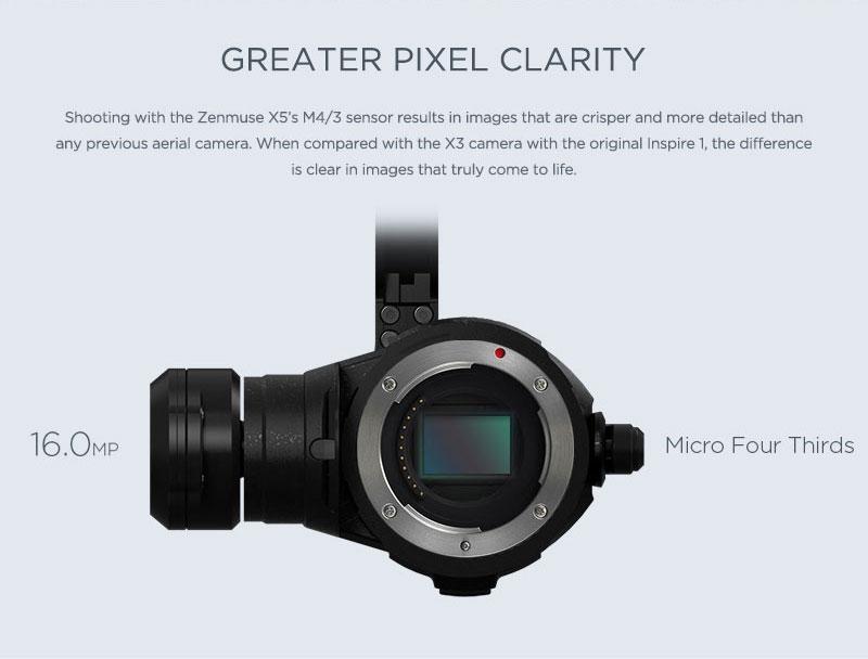 Kamera X5 4K z gimbalem DJI Inspire 1 PRO | robokosiarki.pl