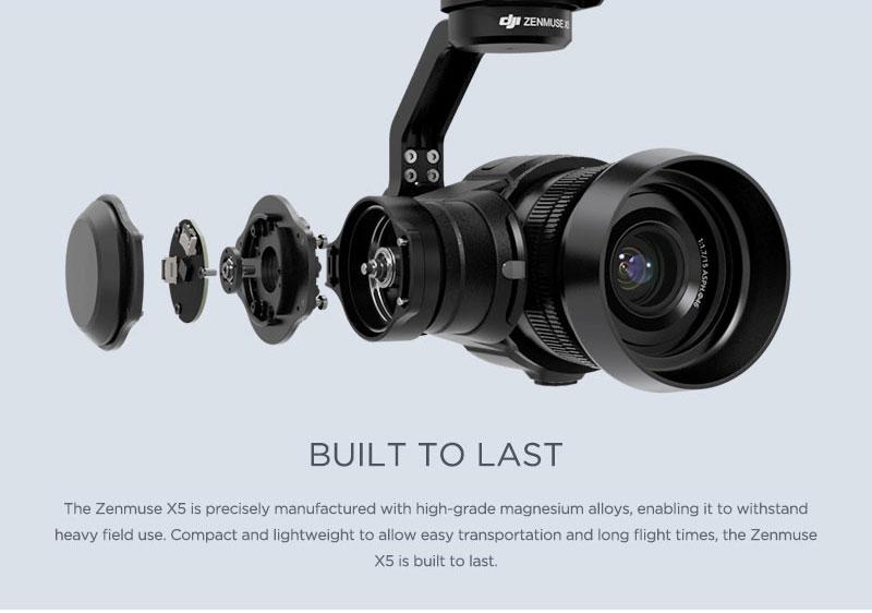 Kamera X5 4K z gimbalem DJI Inspire 1 PRO | robokosiarki.pl