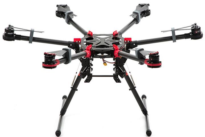 Dron DJI Hexacopter S900 + kontroler lotu A2 | robokosiarki.pl