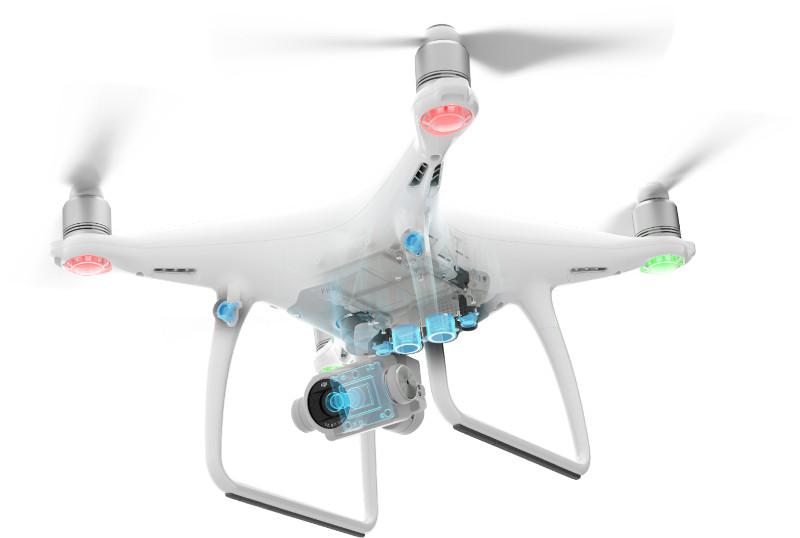 Czterowirnikowy dron Phantom 4 | DJI | robokosiarki.pl